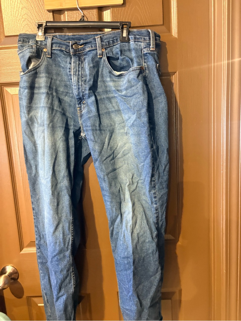 Levi's Men's Light Blue Slim Straight Jeans